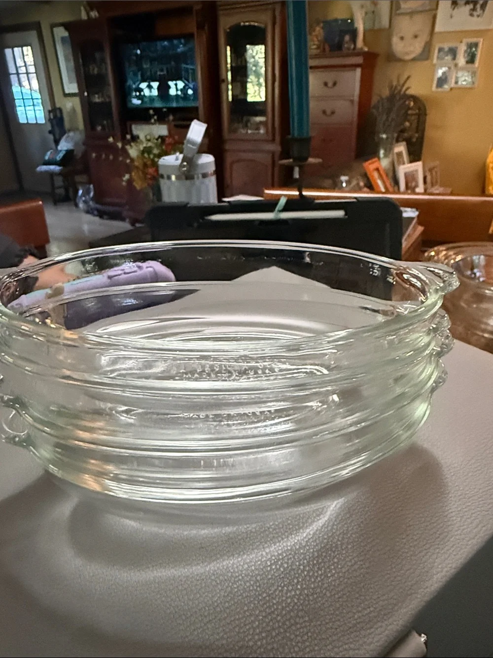 Vintage PYREX Clear Glass Nesting Bowls 325 323 322 + 4 #328 Dishes 7 Pc